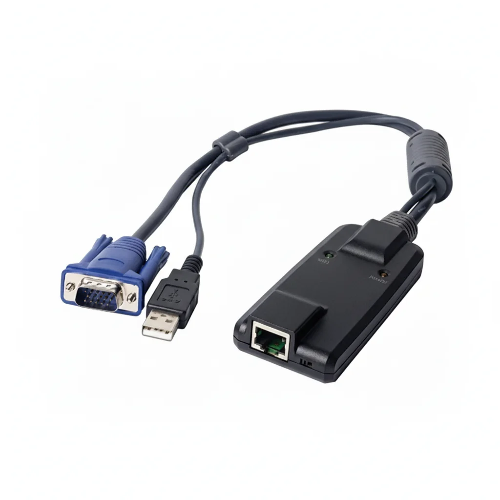 

APC by Schneider Electric KVM-USB KVM 2G Server Module - Black - USB - 1 x 15-Pin HD-15 Male - 1 x USB Type A - Used-Like New