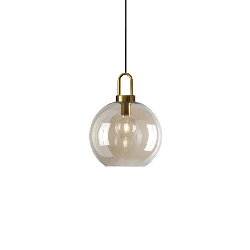 

Modern loft hanging Glass Pendant Light industrial lustre decor Lights Fixtures E27/G9 for Living Room Kitchen Restaurant Lamp