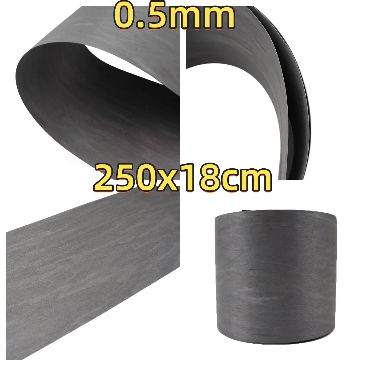 

Natural Gray Maple Veneer, 0.5mm Thick, Size 250x18cm, Suitable For Watch Box Veneering And Model Making.