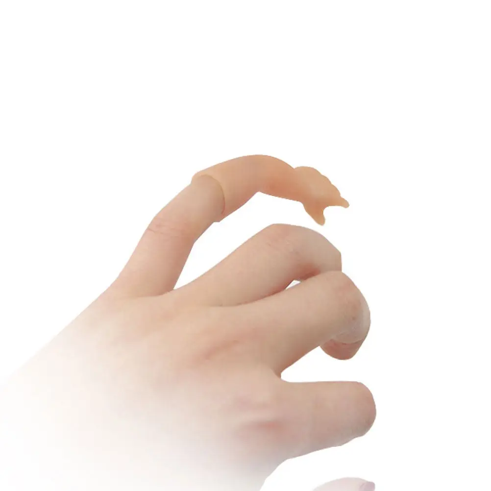 

2Pcs Small Hand Magician Prop Silicone Party Favor Halloween Coin Disappear Trick Props Stable Material Stage Performance Funny