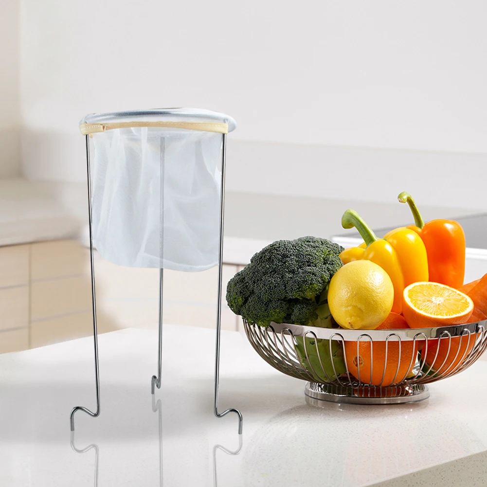 Colador de Mermelada para el Hogar, Kit de Soporte para Colador Reutilizable, Versátil para Gelatinas, Conserva Frutas y Sopas