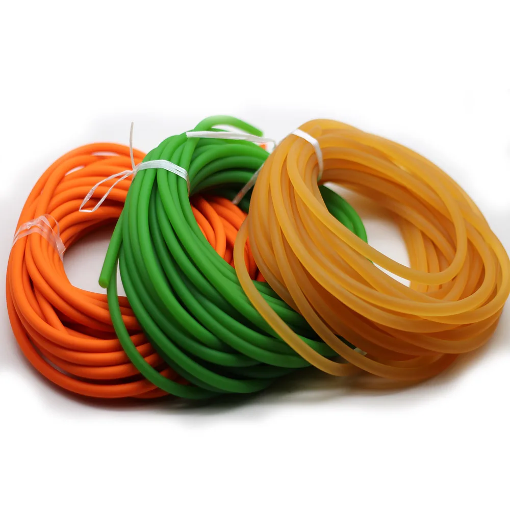 5  5.5  6 7 8mm 1kg Solid Latex Elastic Rope 5 Times High Elastic Fishing Line