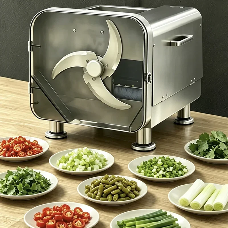Multifunctional Food Prossor, ege Slir, Automatic Compact Slir, Chili Ring Slir, Commercial Meat Slir