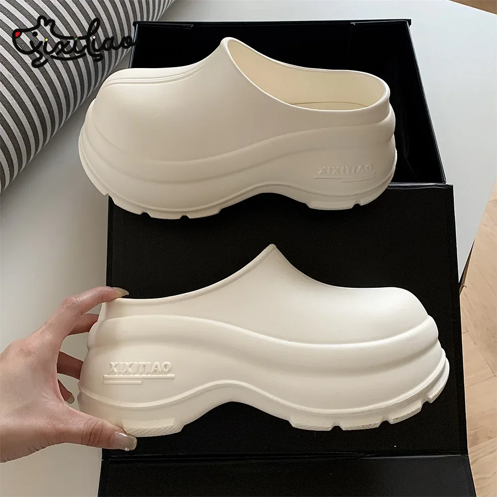 2025 Faionable EVA Thong Slippers for Women Soft Bot Outdoor Comfortable Waterproof Anti-slip Summer Casual Slip-On Oes