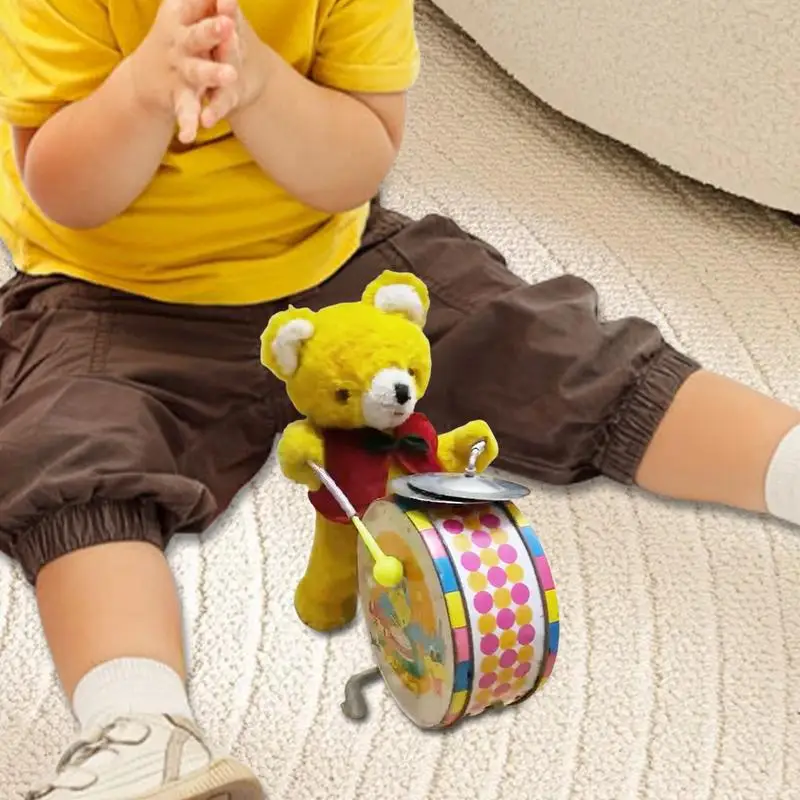 Giocattolo a orologeria con coniglio Robot animale di peluche Giocattoli a carica Modello animale elettrico da passeggio interattivo per bambini di Pasqua Bambini Ragazzi