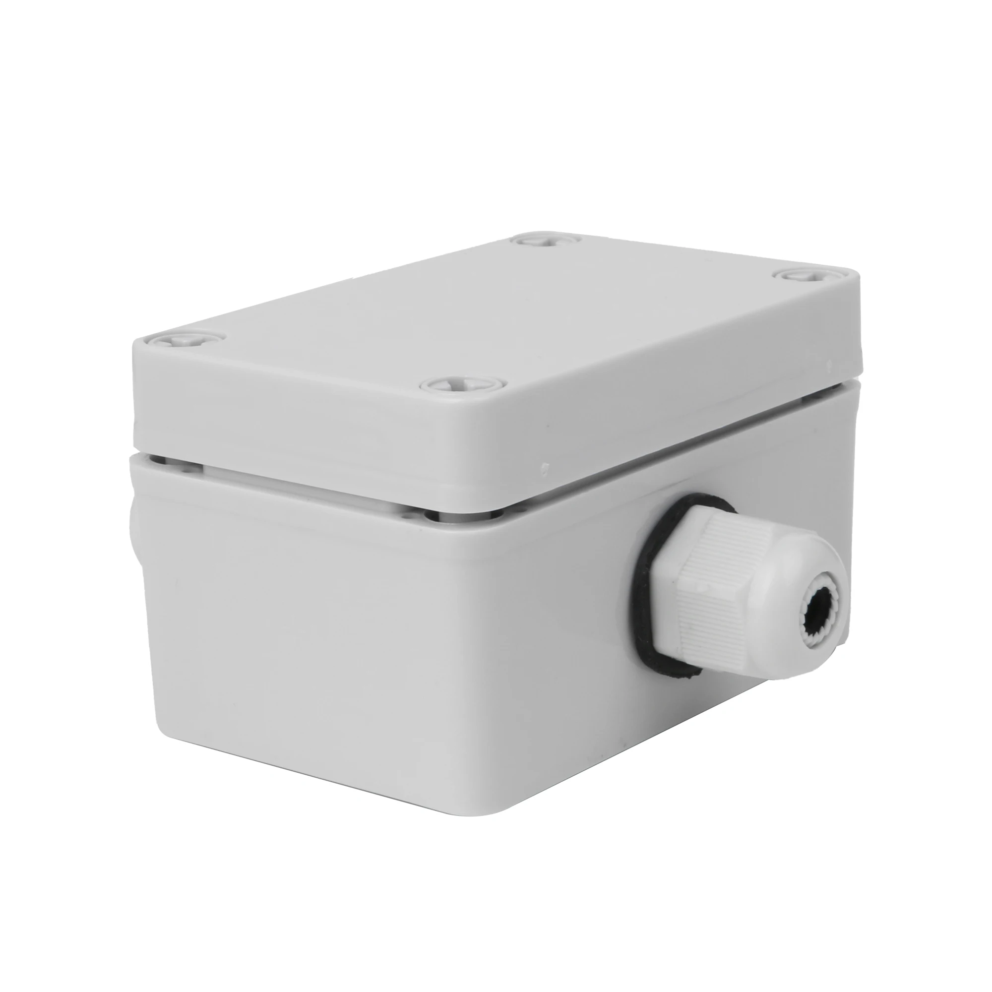 3Pieces 6 Bit Plastic Junction Box with PG11 Connectors White 95x65x55mm