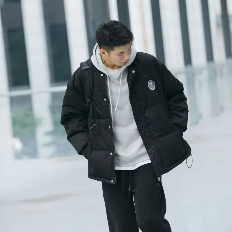 

Новая зимняя хлопковая бейсбольная куртка 2025 года: модная, теплая, с длинными рукавами, повседневная, в стиле Cleanfit, для молодежи