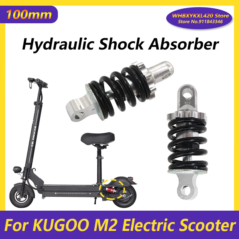 100mm Hydraulic Shock Absorber for KUGOO M2 E100 E150 E200 ESpark Crazy Cart 8 Inch Electric Scooter Rear Wheels Parts