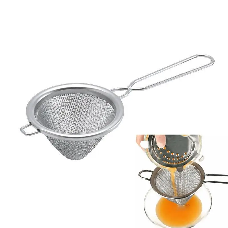 Conical Cocktail Sieve Great For Removing Bits From Juice Coffee Cocktail Strainer For Home Ba