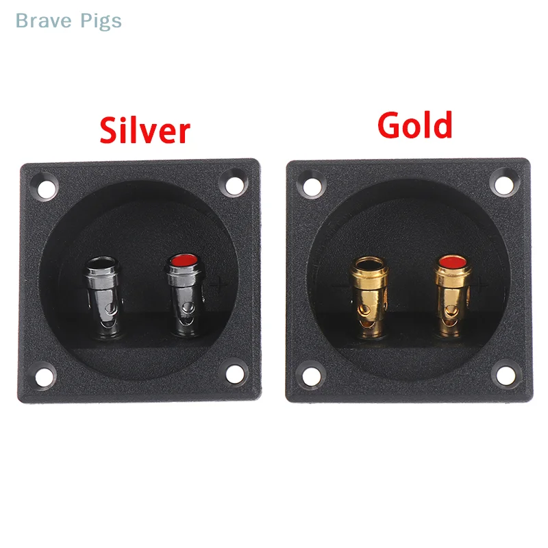 Plugue redondo do subwoofer para o orador estereofónico do carro, conector terminal, caixa, 50mm, 1PC