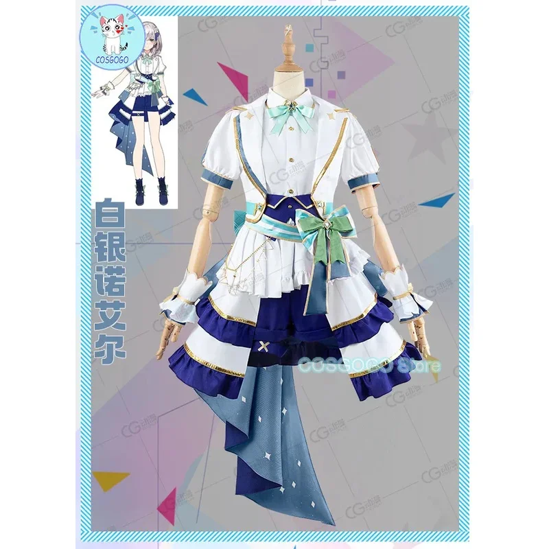 COSGOGO Vtuber Hololive 4th Towa Lamy Sora Roboco San Noel Takane Lui جميع الأعضاء أزياء تنكرية للهالوين ملابس نسائية