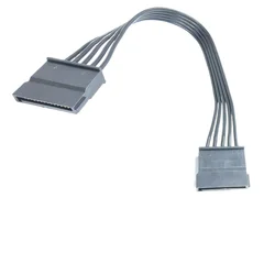 SATA Female to  Adapter Power Extension Cable for PC Chassis Motherboard Charger Supply Black 20cm