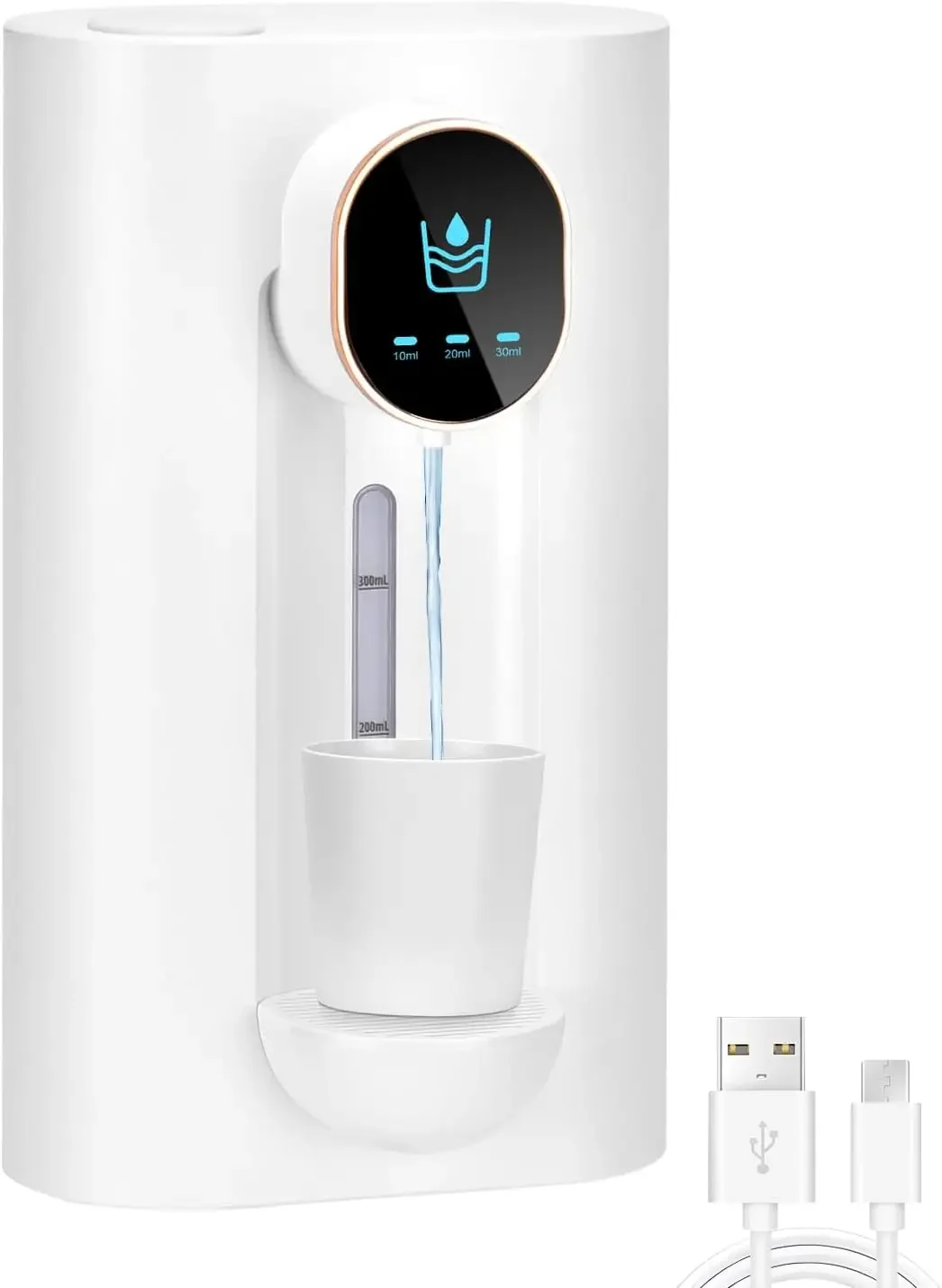 Mouthwash Dispenser Automatic Touchless Wall Mounted Mouth Wash Dispenser for Bathroom with  Cups,Perfect for Kids and Adults