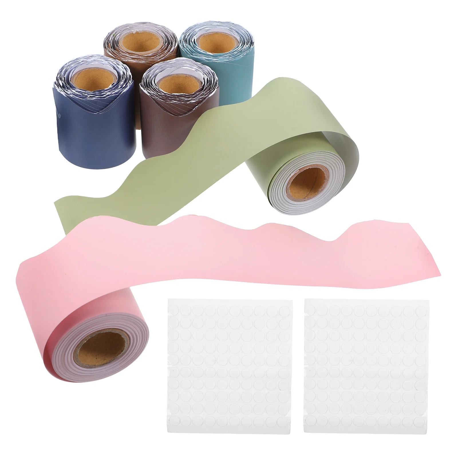 

6 Rolls Bulletin Board Border Paper of Office Decor Decorations for Sticker Borders
