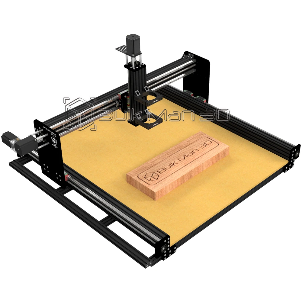 20%off BulkMan 3D Black ULTIMATE Bee CNC Router Complete Full Kit with xPRO V5 GRBL Controller Engraver Woodworking Machine