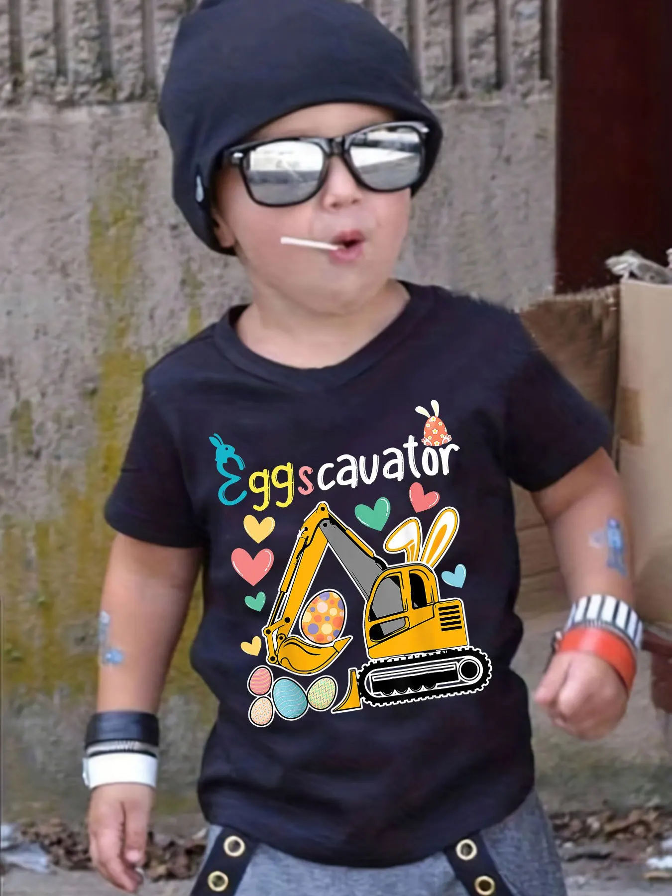 Boys Easter Summer Fashion T‑Shirt, 