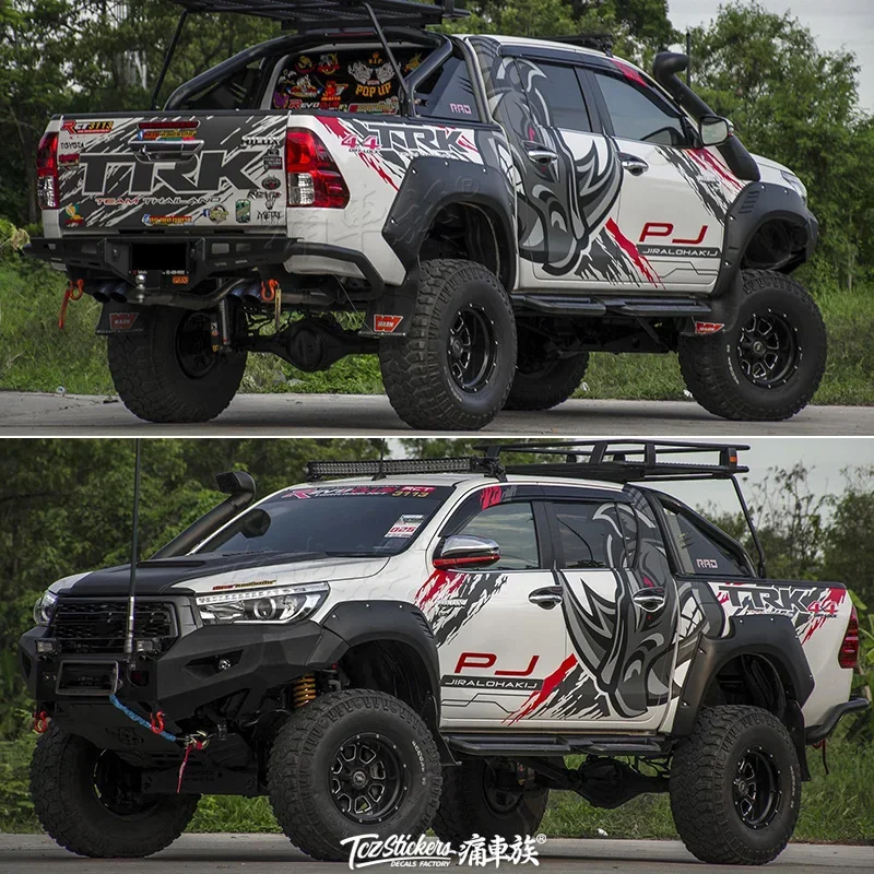 

Pickup truck sticker FOR Navara Hilux DMAX Raptor F150 body exterior decoration modified personalized decal