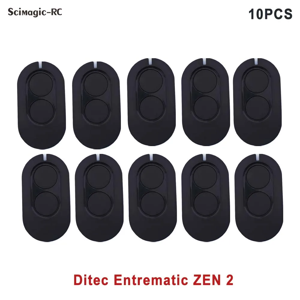 

10PCS DITEC Entrematic ZEN4 ZEN2 ZEN2W ZEN4W Gol4 BIXLG4 BIXLP2 BIXLS2 433MHz Rolling Code Garage Gate Remote Control