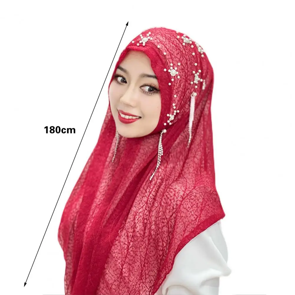 2024 Adults or big girls medium size 70*180cm pray hijab muslim hijab scarf islamic headscarf hat amira pull on headwrap