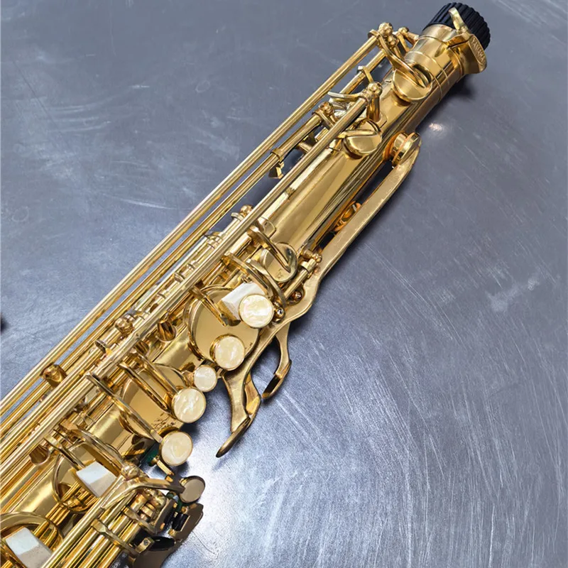 JAPAN 875 Tenor Saxophone Reference Series Gold Lacquer B-Flat Woodwind Instrument with Case Mouthpiece And Reeds Neck