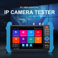 WANGLU 7 inch CCTV Tester IPC-9800ADHS Pro Network Tester IP Camera Tester with 8MP TVI AHD CVI HD/EX-SDI with HDMI input/output
