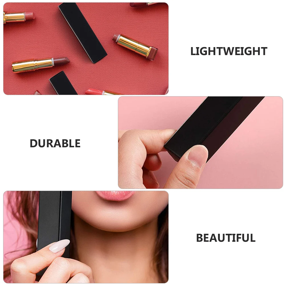 

50Pcs Black Gift Box for Lipstick Premium Paper Packaging Container Small Lightweight Storage Box for Travel Jewelry