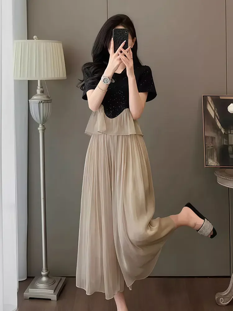 

Широкие женские брюки, комплект из двух предметов, оптовая продажа, оптовая продажа, оптовая продажа, уличная одежда Y2k с рукавами, роскошные стильные женские брюки