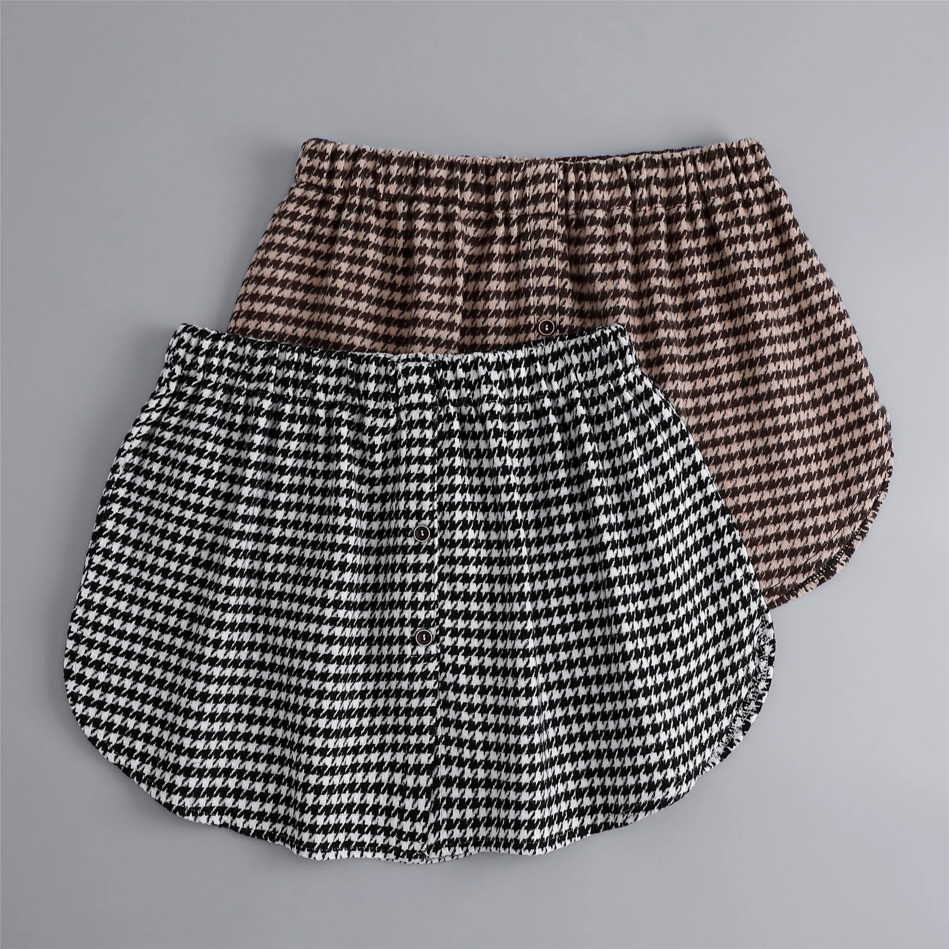 Mode Mini Röcke Hemd Extender Gefälschte Röcke für Frauen Falsche Saum Pullover Saum mit Elastische Taille Band Mini Rock Saum