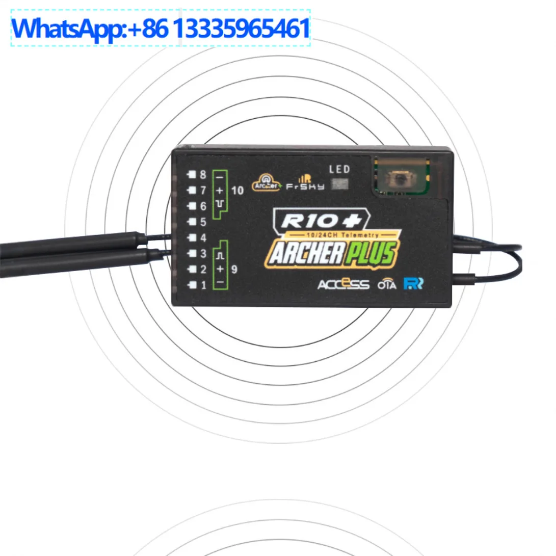 FrSky ARCHER PLUS R10 + receiver 10 channels, fixed wing receiver