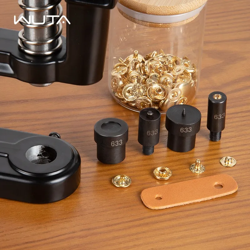 Manual buckle press machine mold bag hardware snap buckle air eye spring four-in-one buckle installation tool accessories