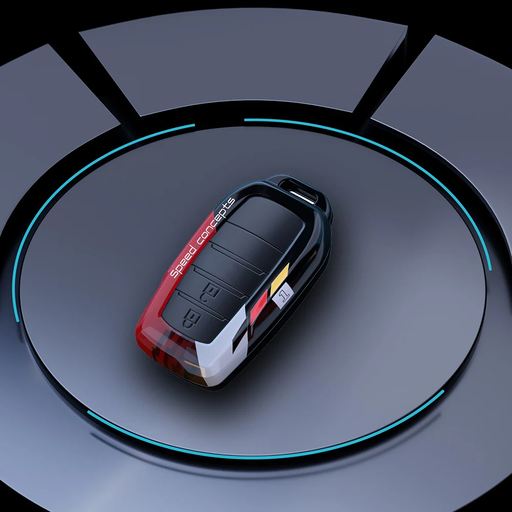 Graffiti Car Key Case Cover For Toyota Corolla Land Cruiser Prado Crown Yaris Sienna Alphard Cross Hilux Fortuner Camry