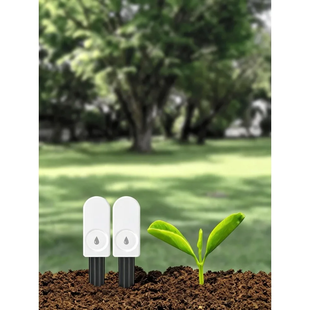 Smart ZigBee Soil Moisture Sensor with Temperature & Humidity Monitoring App Control for Garden Care And Plant Irrigation Automa
