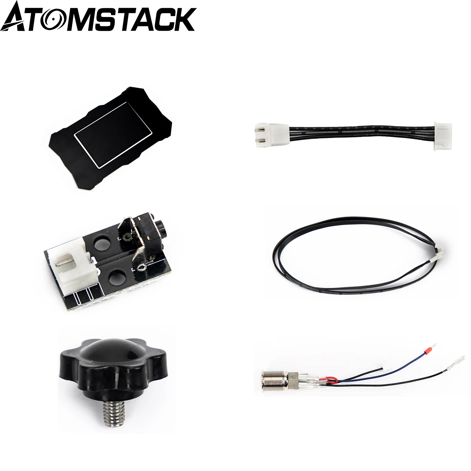 Atomstack Original Replace Part For Laser Engraving Machine Data Cable Limit Switch Offline Controller Housing 3PIN Power Cable