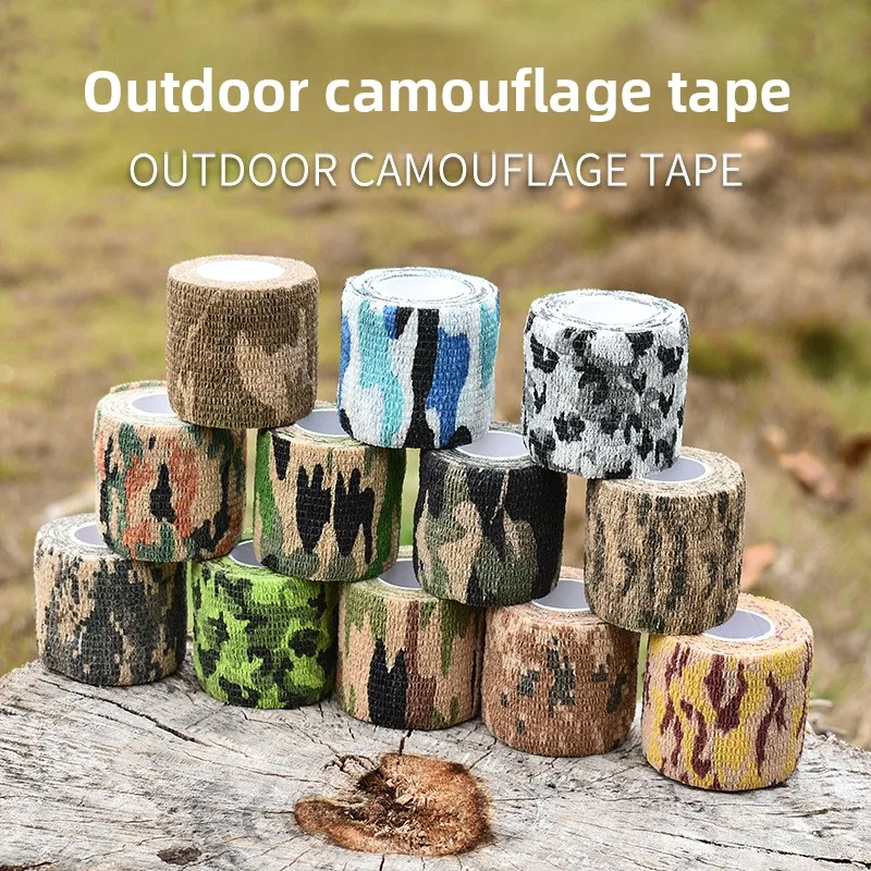 

Self-adhesive camouflage tape without glue Outdoor hunting and cycling camouflage