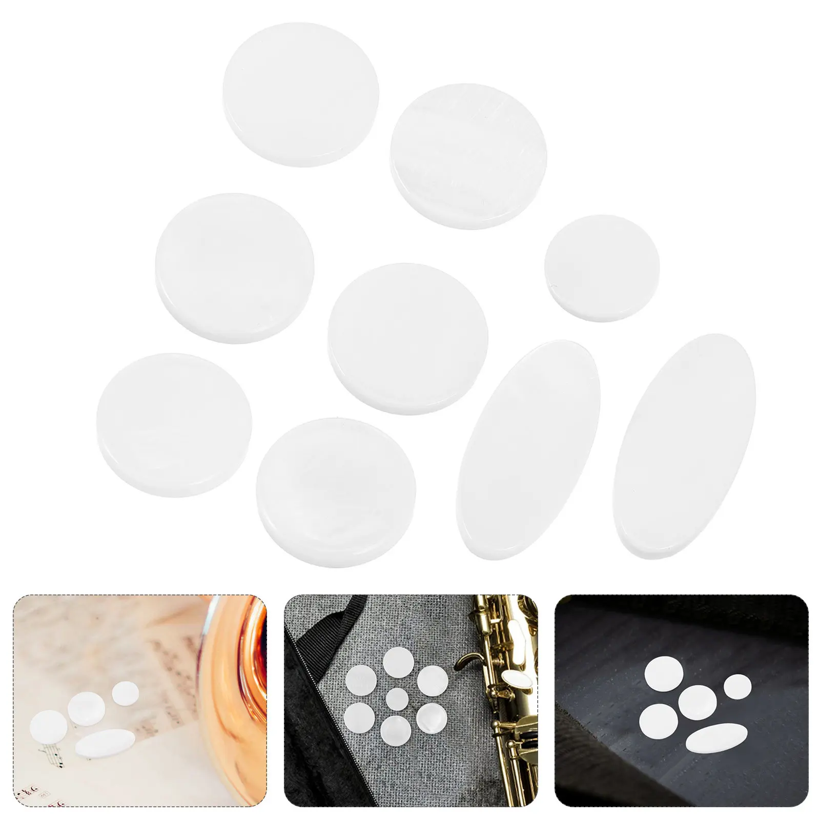 1Set Saxophone Key Button Shell Replacement Parts for Alto Tenor Soprano Saxophone Fingering Accessories Instrument Components