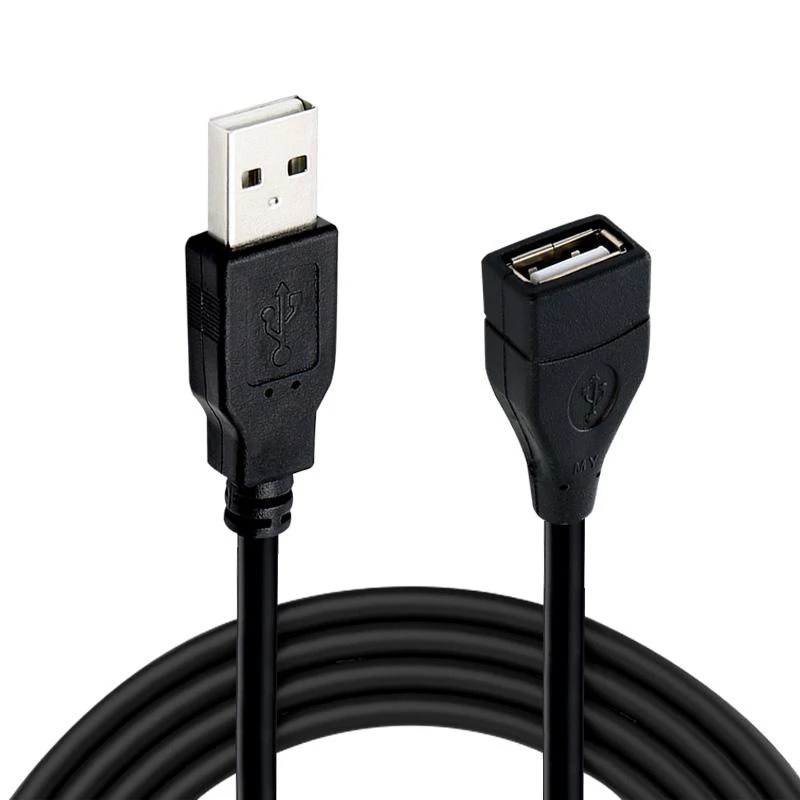 USB Extension Cable USB A 2.0 Extension Cable 2/3M Male To Female Data Sync Cable Suitable for PC TV USB Mobile Hard Disk Cable