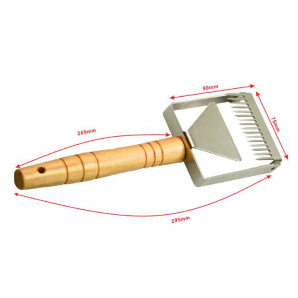 

1pc Honey Multi-function Uncapping Fork Beekeeping Tools Apiculture Equipment Sharp Stainless Steel Wax Cappings Scraper