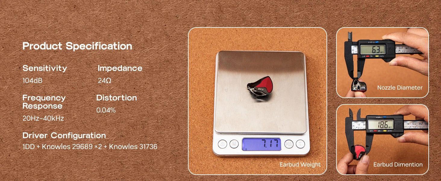 Linsoul ZiiGaat x Fresh Reviews: Arete II 2nd Gen 1DD + 4BA Hybrid IEM-Kopfhörer mit verbesserter Textur und Abstimmung – Detail 8