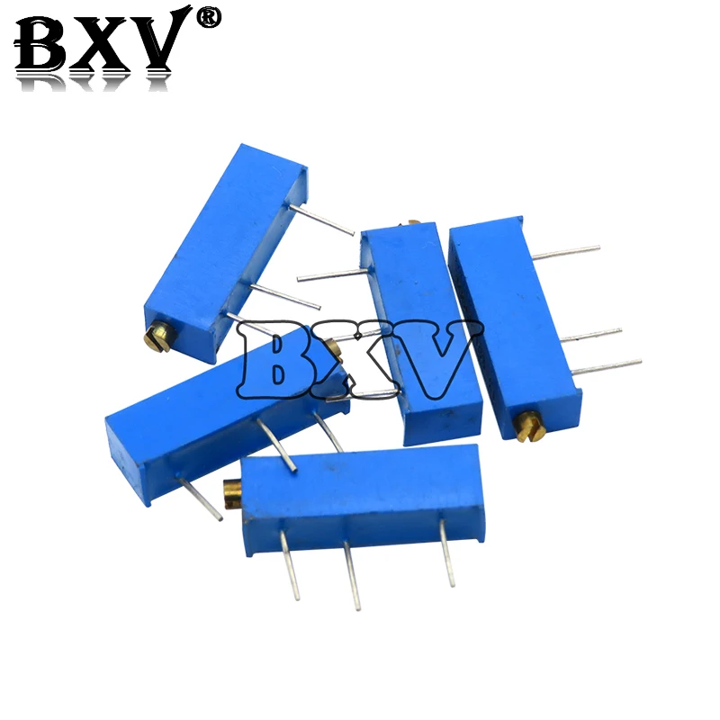 10PCS New 3006P 100 Ohm ~ 500K Ohm  Trimmer Potentiometer Resistor 1K 2K 5K 10K 20K 50K 100K 200K 500K 1M 100R 200R 500R