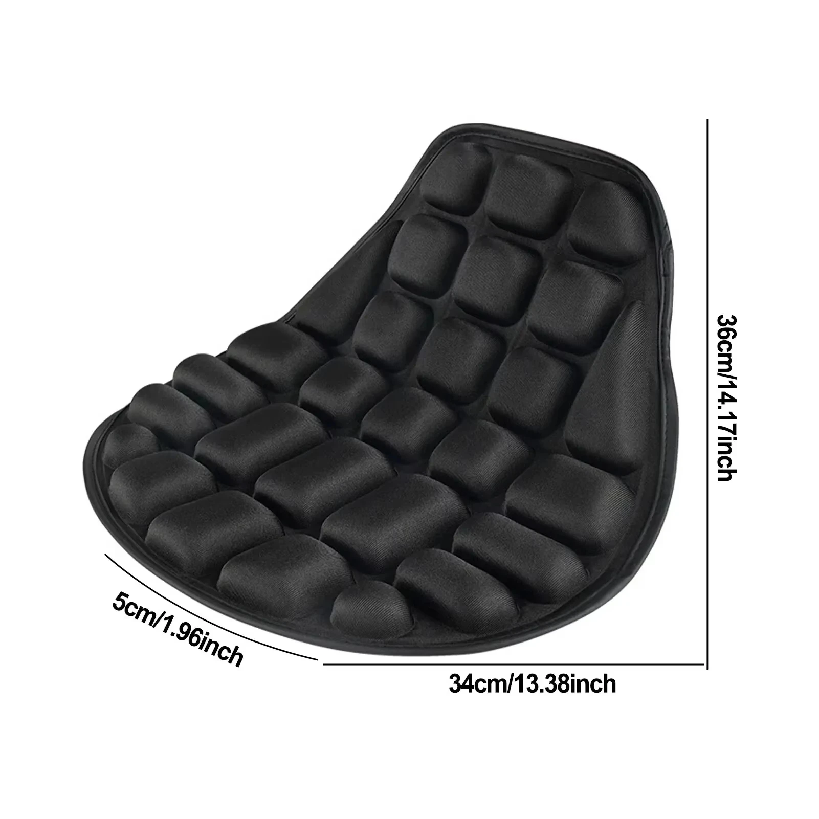 Motorcycle Seats Universal Air Cushion Shockproof Breathable Foam Cover Comfortable Non-Slip Accessories For E-Bikes