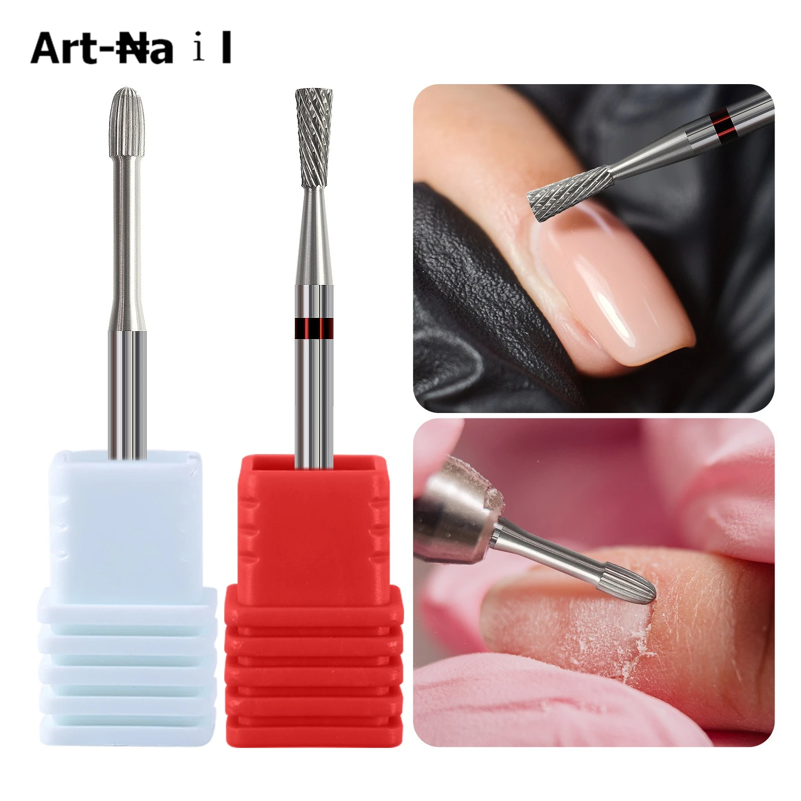 1Pcs Tungsten Carbide Nail drill Bit Burr Nail Milling Cutter for Manicure Machine Electric Nail Files Accessories Tools