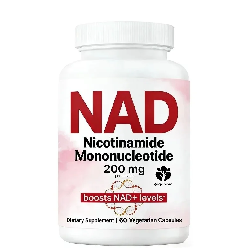 

NAD 200mg per serving | Niacinamide mononucleotide -60 vegetarian capsules
