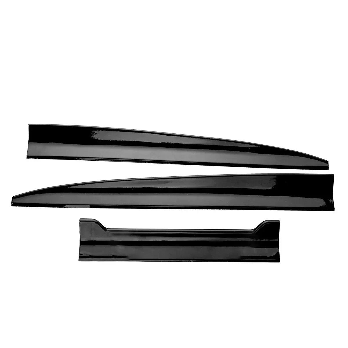 Glossy Black Rear Top Roof Trunk Spoiler Lip DIY Adjustable Tail Wing For Car Sedan Universal Rubber Tail Trunk Wing