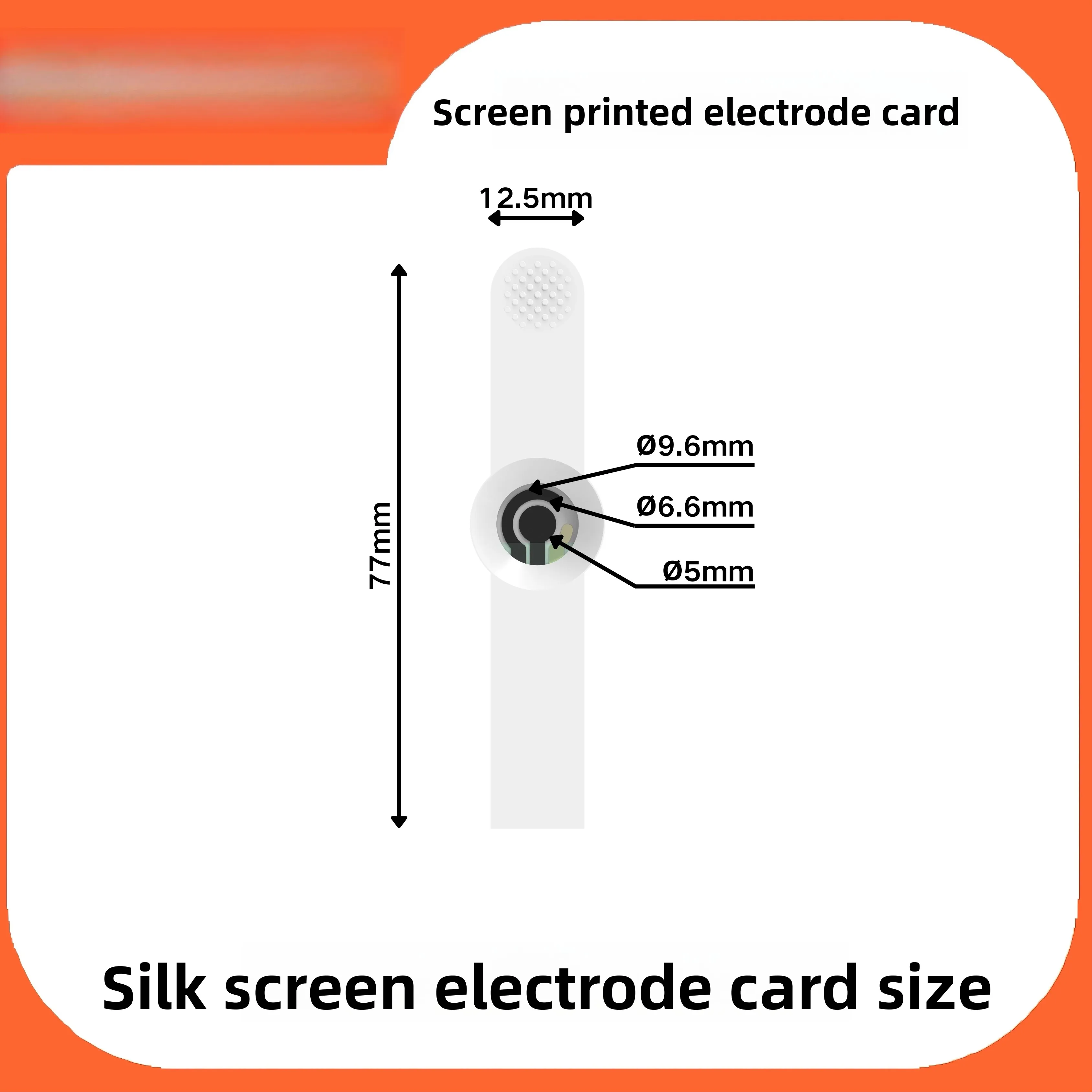 Screen Printing Electrode Anti-Overflow Dam Set 50 Electrodes 1 Adapter 1 Housing