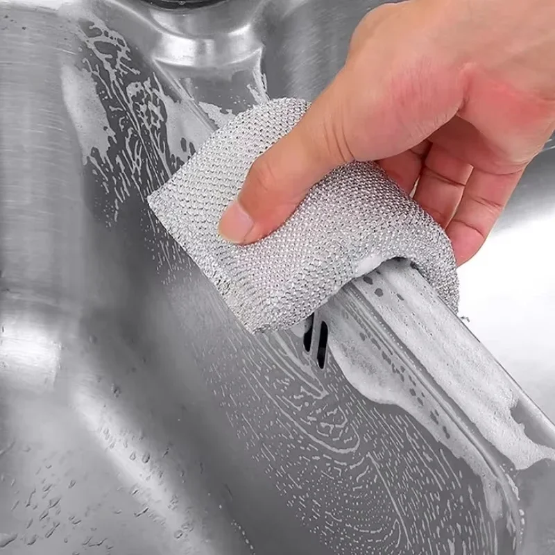 Küche Geschirr Schwamm 4/8PCS Tut Nicht Verletzt Topf Pinsel Topf Artefakt Haushalt Kratzfreies Reinigung Schwamm Wischen – Detail 6