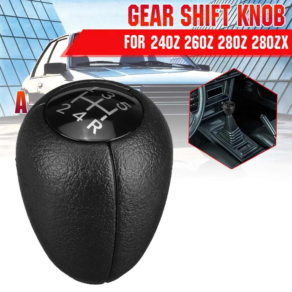 5 Speed Manual Gear Shift Knob Shifter Lever Handle Gear Stick Head for Nissan Safari Patrol Y60 GQ