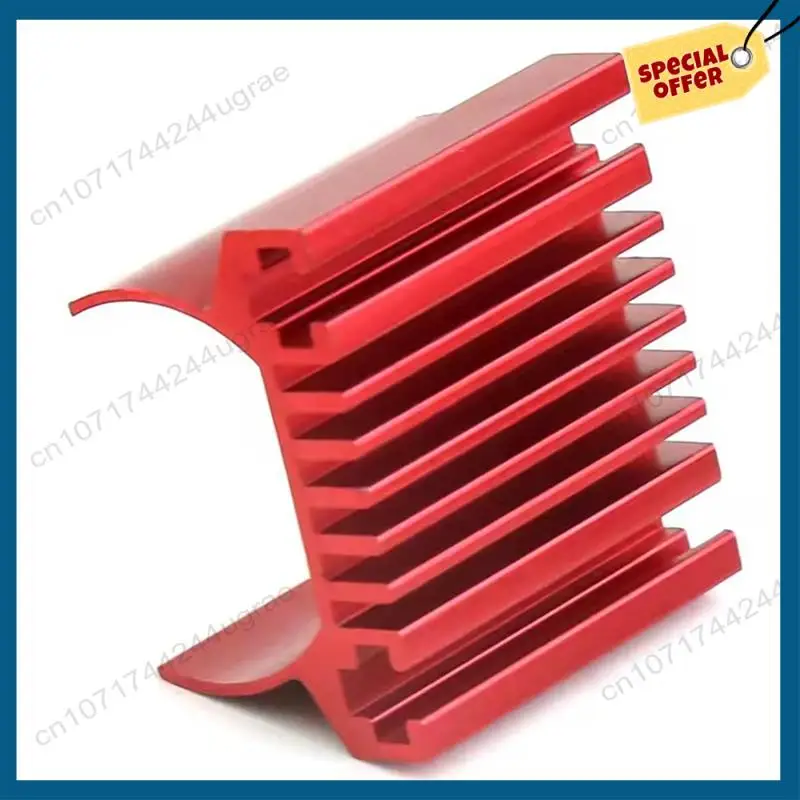 

-A15I Алюминиевый радиатор двигателя 180 для обновления 1/18 RC Crawler TRX4M, красный