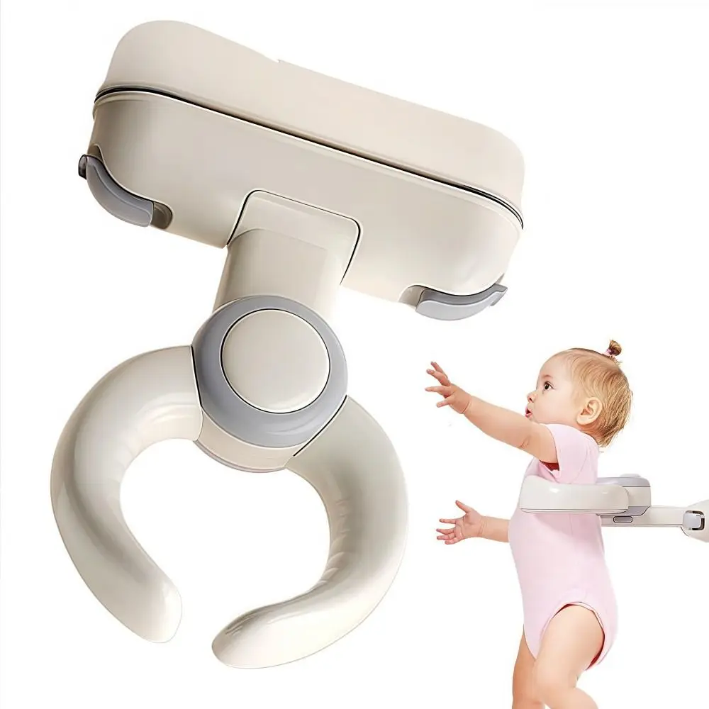

Wall Mount Baby Shower Stand Foldable Adjustable Height Shower Standing Support Suction Cup Type Multipurpose Bath Stand