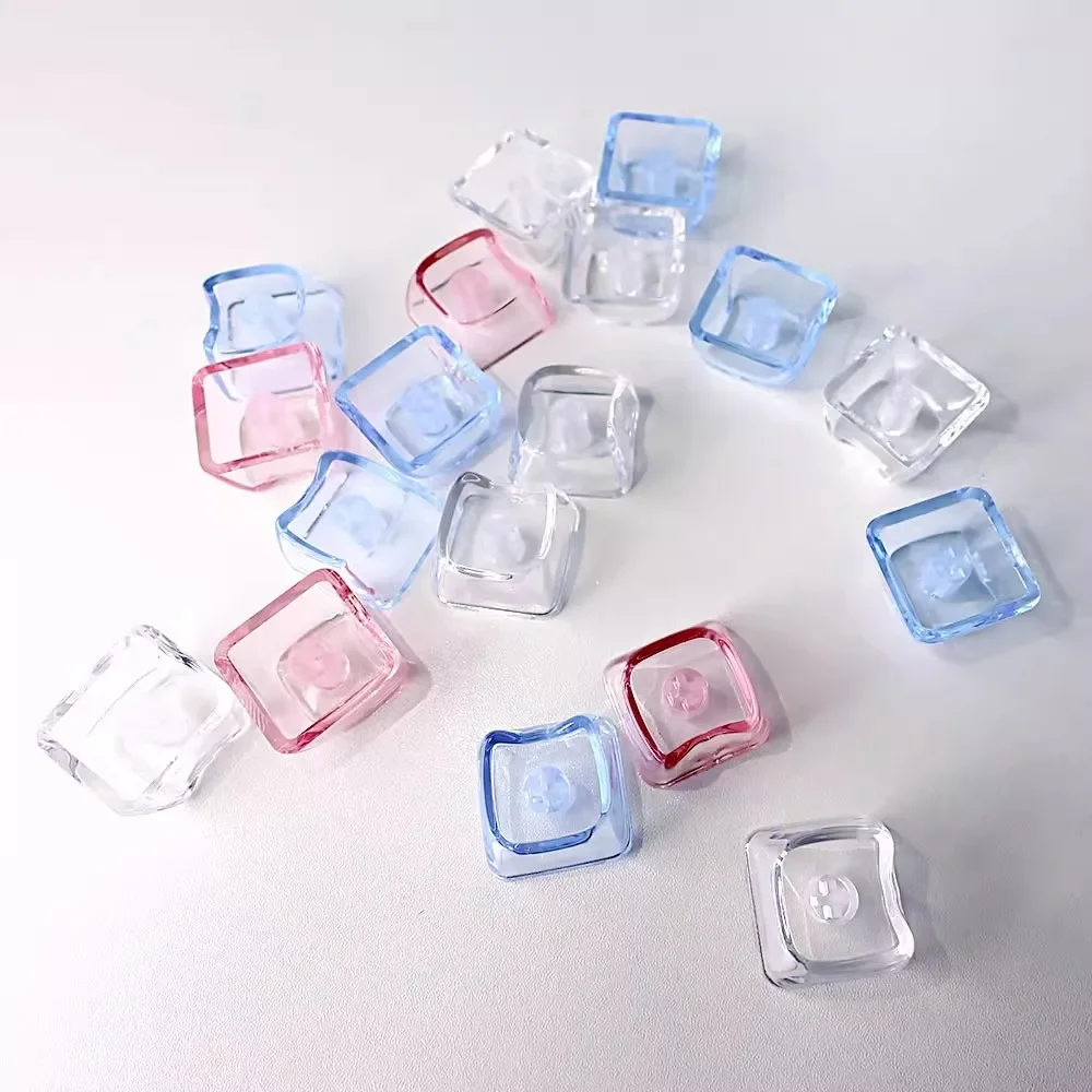 5pcs/pack Transparent Mao Profile Keycaps Cute Cat Shaped Keycap PC Material Backlit 1U DIY Key Cap For MX Switch Keyboard