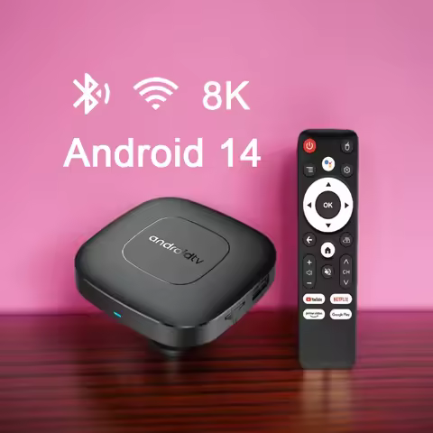 Smart TV Box T1 Android 14 Allwinner H313 Quad Core HD 4K 8K 2.4G&amp;5G Dual Wifi Top-up 8GB 128GB HDR10+ Streaming Media Device